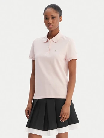 Lacoste Polo marškinėliai PF7839 Rožinė Regular Fit