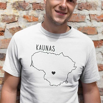 Marškinėliai "Kaunas - širdis"