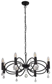 Šviestuvas kabinamas Searchlight Infinity 6788-8BK, 480 W, E14