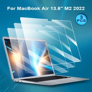 Grūdinto stiklo ekrano apsauga MacBookui, For MacBook Air 34.54cm M2 2022