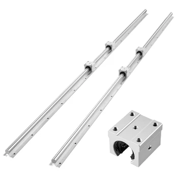 Linearinis bėgelis SBR20 2000 mm, 4 guoliai
