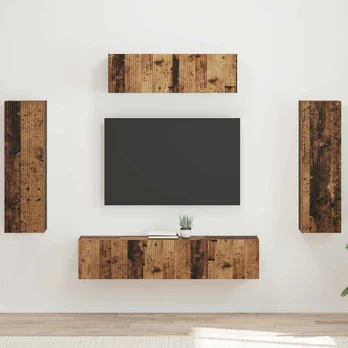 TV staliukas 3 pcs Senovinis medis