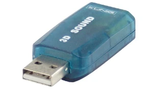 Išorinė garso korta jungiama per USB, 5.1 3D