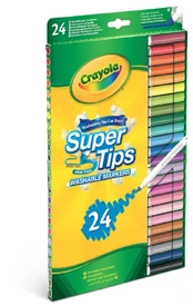 CRAYOLA flomasteriai Supertips Washable Markers, 24vnt., 7551 kaina