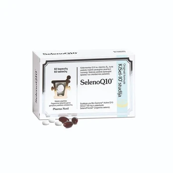PHARMA NORD SelenoQ10, 60 kapsulių + 60 tablečių