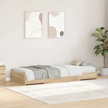 Lovos rėmas Sonoma ąžuolas 70 x 190 cm Apdirbta mediena