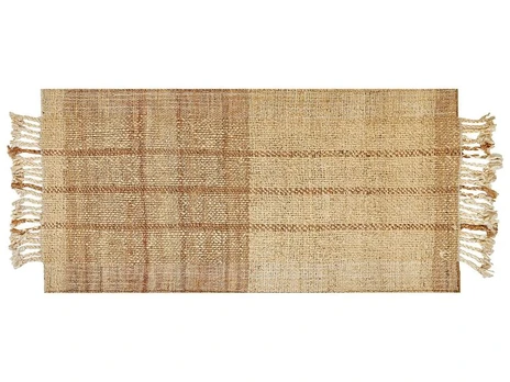 Kilimas vidaus Beliani Karkin, smėlio, 150 cm x 80 cm