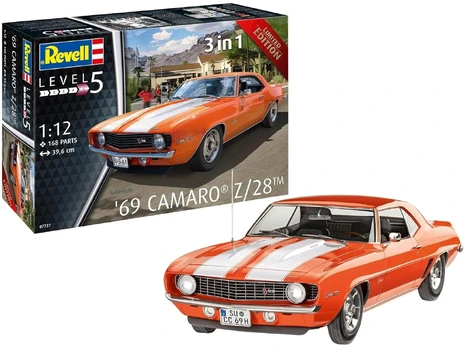 Plastic model 69 Chevy Camaro 1/12