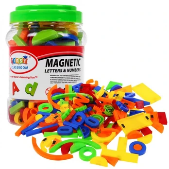Magnetinės raidės ir skaičiai - 128 elementai