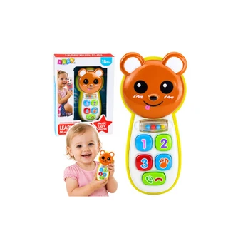 Lean Toys Interaktyvus telefonas 15.5 x 8.5 x 4 cm