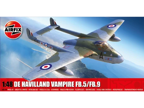 Plastic model De Havilland Vampire FB.5/FB.9 1/48