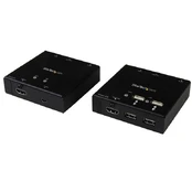StarTech HDMI OVER CAT6 WITH USB - 50M/. kaina
