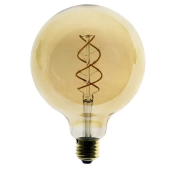 5W E27 LED lemputė Vintage Curved GOLD G125