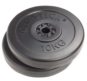Diskinis svoris Gymstick Vinyl, 10 kg x 2 vnt.