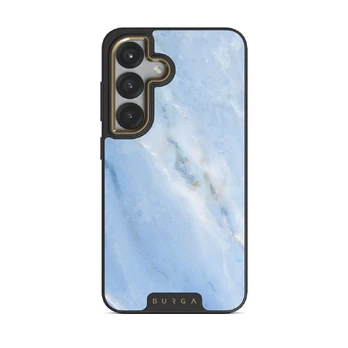 Fluffy Clouds - Samsung Galaxy S25 Case, Elite Dark (Magnetic) / Gold