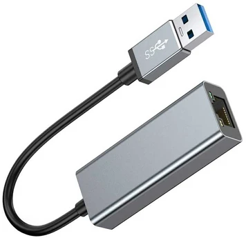 Spacetronik Adapteris USB na gniazdo RJ45 1000 Mbp LED SPU-A02