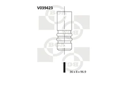 Įvado vožtuvas BGA V039423 kaina