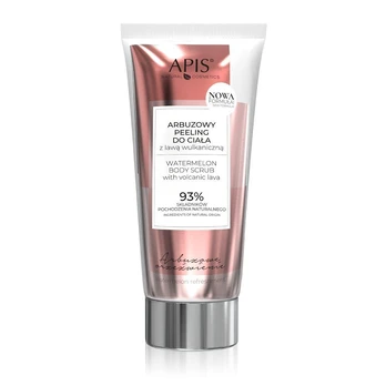 Apis Watermelon Refreshment arbūzinis kūno šveitiklis su vulkanine lava 200ml