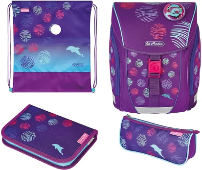 Kuprinė su priedais Herlitz Filolight Plus, Sea Bubbles