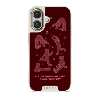Inner Demons - iPhone 16 Case, Elite Light (MagSafe) / Gold