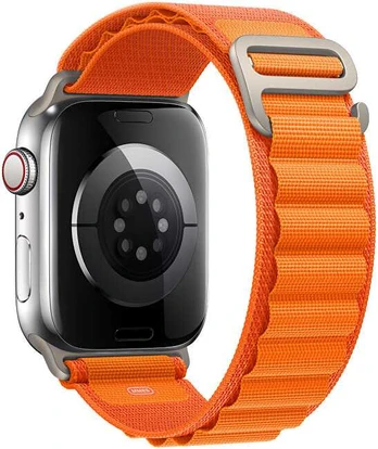 4Wrist Apple watch Alpine loop straps #Oranžinis 42/44/45/49mm