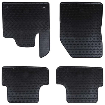 Automobilių kilimėlis 4 pcs Juodas TPE