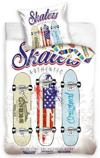 MCU Skater Authentic Sengetøj 140x200 cm - 100 procent bomuld