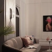 Šviestuvas sieninis Elstead Lighting Kimrose, 40 W, E14
