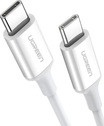 Laidas Ugreen UGR1118WHT, 2 x USB-C, 0.5 m, balta