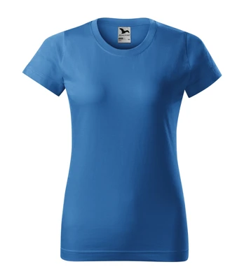 Moteriški Marškinėliai MALFINI Basic 134 Azure blue, 160g/m2