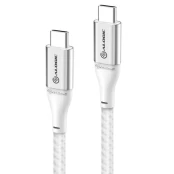 Alogic - Ultra USB-C to USB-C cable 5A/480Mbps - Silver (Length: 30 cm) kaina