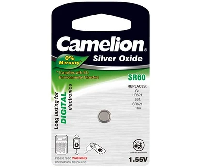 Camelion SR60W/G1/364, Silver Oxide Cells, 1 pc(s)
