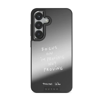 Focus On - Samsung Galaxy S25 Plus Case, Elite Mirror Dark (Magnetic) / Gunmetal