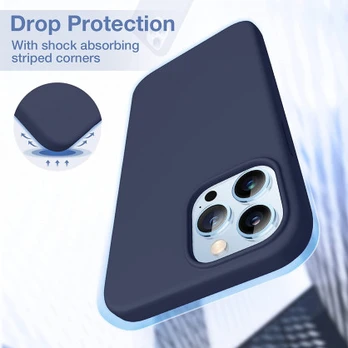 Riff "Soft Silicone Case iPhone 13 Pro" Midnight Blue