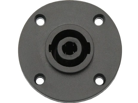 Jungtys // Different Audio, Video, Data connection plug and sockets // 5541# Gniazdo speakon (spikon) montażowe