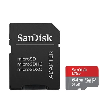 Atminties kortelė SanDisk ULTRA ANDROID microSDXC 64 GB 140MB/s A1 Cl.10 UHS-I +