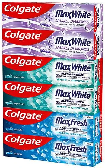 Colgate Dantų pasta Max Mix 6 x 75 ml