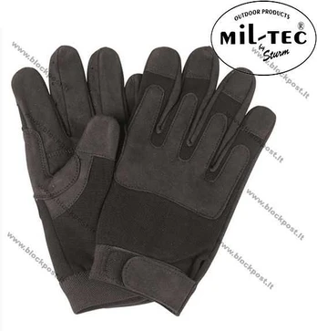 Mil-Tec taktinės pirštinės juodos