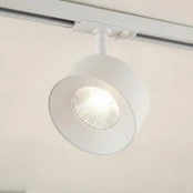 Lindby LED bėginis prožektorius „Linaro“, baltas, Ø 9,5 cm, 3000 K