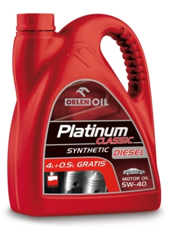 Variklių alyva ORLEN CLASSIC (4,5L) 5W40 CL. DIESEL SYN 5W40 4,5L