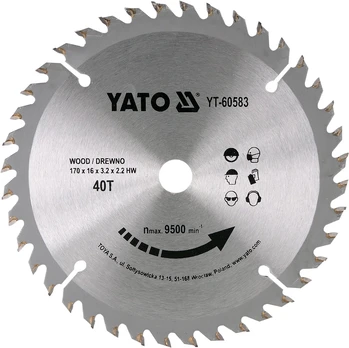 Pjovimo diskas Yato, 190 mm x 16 mm