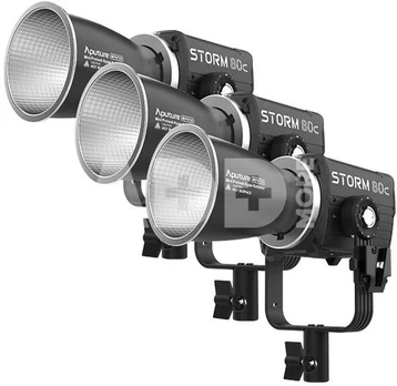 Aputure Storm 80c 3-Light kit