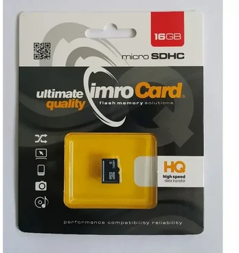 Imro atminties kortelė 16GB Micro SDHC kl. 6