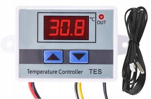 Elektroninis termostatas temperatūros reguliatorius 24v