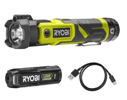 Akumuliatorinis prožektorius RYOBI RLP4-120G, 4 V, 2,0 Ah Li-ion, 500 lm