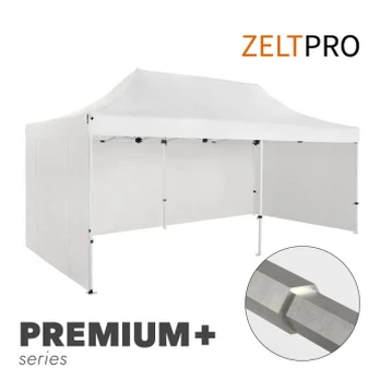 Greito pastatymo palapinė 3x6 Balta Zeltpro PREMIUM+