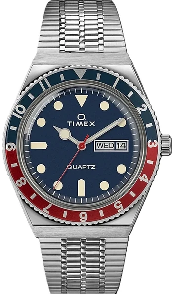 Laikrodis TIMEX modelis Q DIVER - Mėlynas