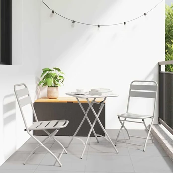 Bistro komplektas 3 pcs Smėlio Plienas