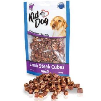 Kiddog Lamb Cubes Mini skanėstai šunims su ėriena, 80 g