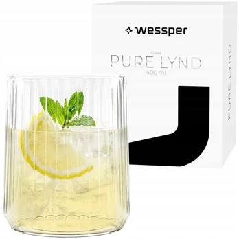 Rievėta stiklinė Wessper PURE LYND 400 ml
